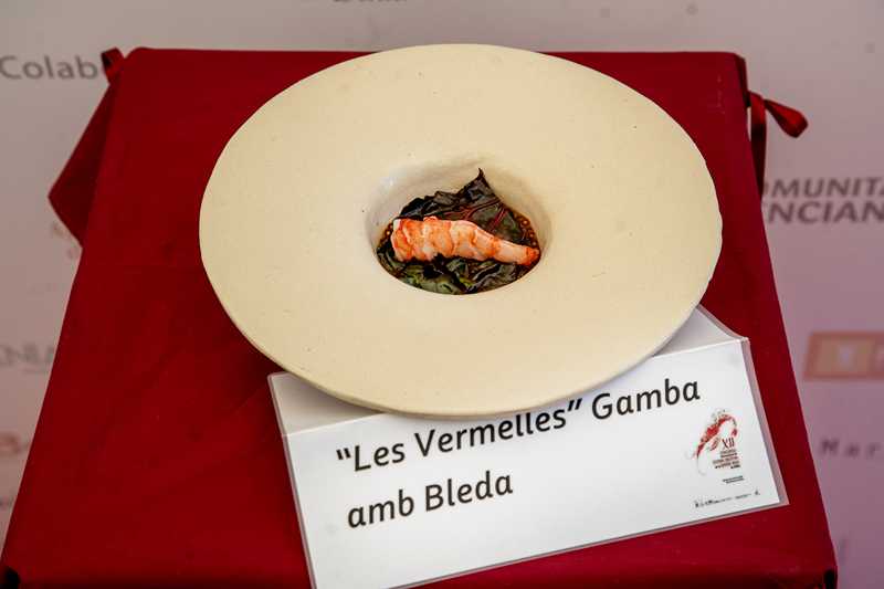  Cristina Gómez, del restaurante Fierro de València, ganadora del XII Concurso Internacional de Cocina Creativa de la Gamba Roja de Dénia 