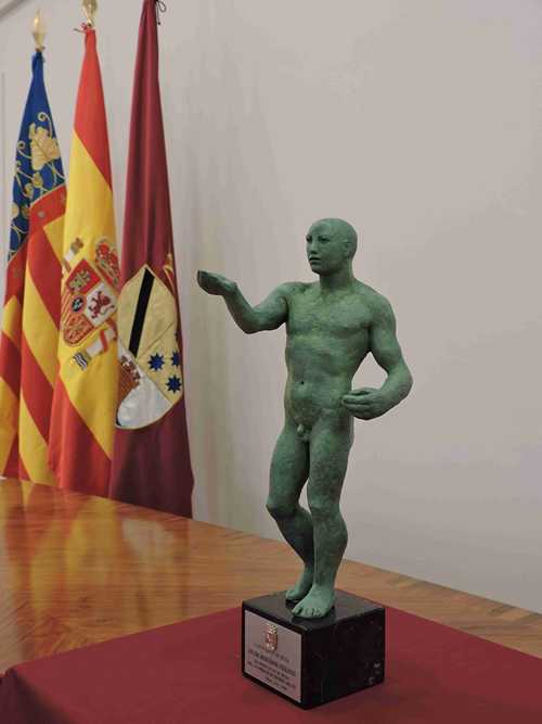 Trofeu del premi creat per Joan Castejón