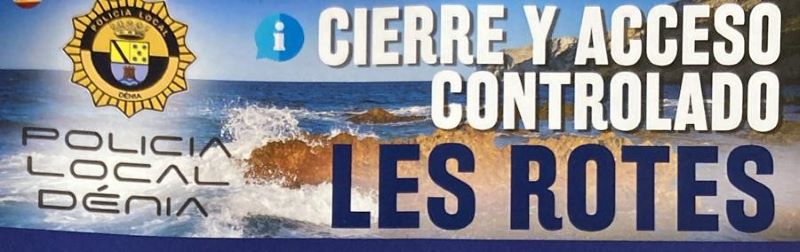  El acceso al final de Las Rotas se cerrará al tráfico de vehículos desde el 15 de junio 