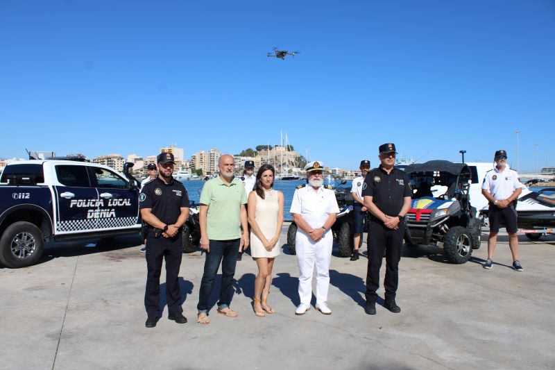 Dénia presenta todos los servicios operativos de seguridad y de movilidad para este verano