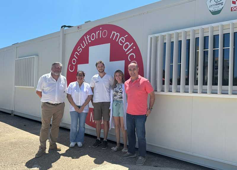 El consultori mèdic de les Marines, en marxa