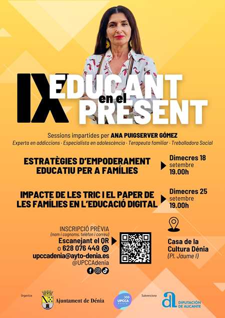  Estrategias de empoderamiento y el papel de las familias en la formación digital de los jóvenes, temas centrales de una nueva edición de ‘Educando en el presente’ 