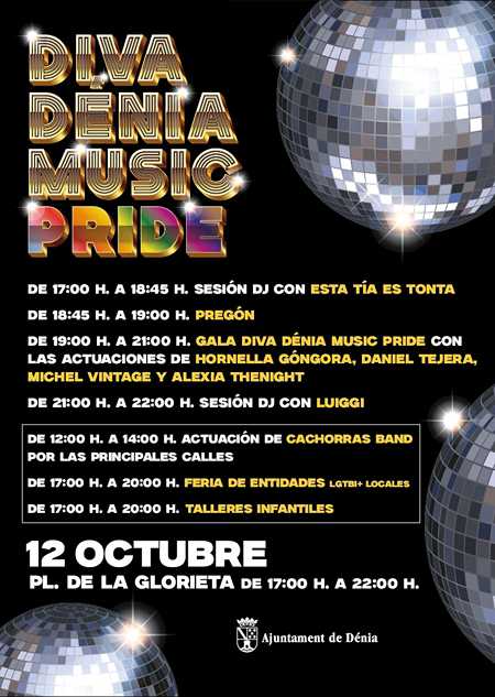 Dénia celebra la diversitat amb una festa dedicada a les grans dives de la música