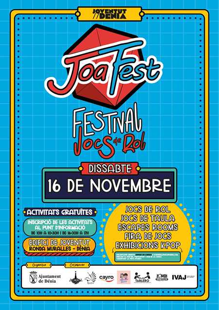El festival d’oci alternatiu i saludable JoaFest se celebra el 16 de novembre