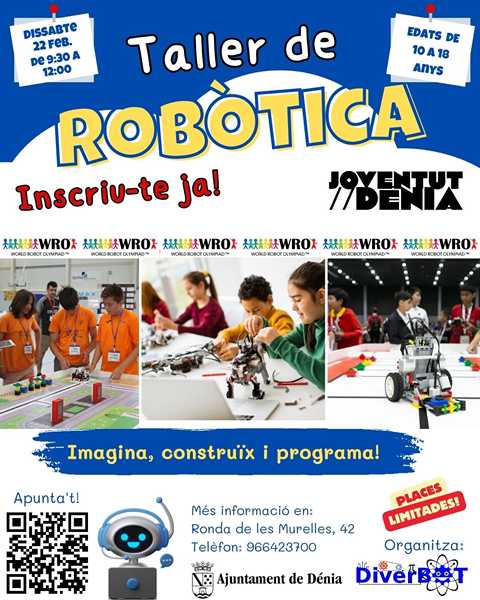Dénia impulsa la robòtica educativa amb un taller previ a la World Robot Olympiad
