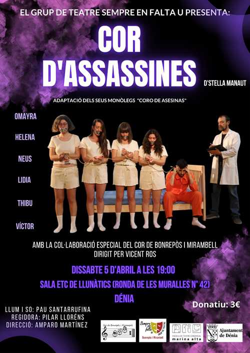 Foto La Sala ETC de Dénia acoge la representación de "Cor d’assassines" para denunciar ...