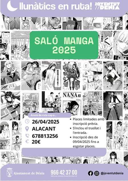 Juventud Dénia organiza una excursión al Salón del Manga de Alicante