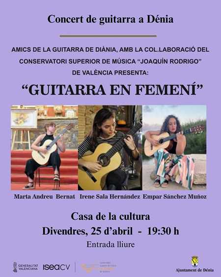 
Dénia presenta el cicle ‘En femení’ 2025, una mostra de cultura feta per dones