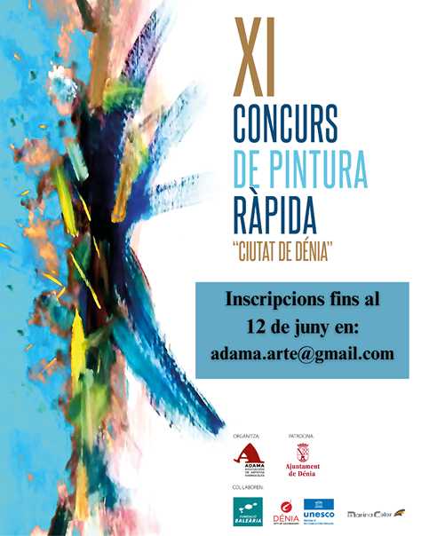 Abierta la inscripción para el XI Concurso de pintura rápida Ciutat de Dénia 