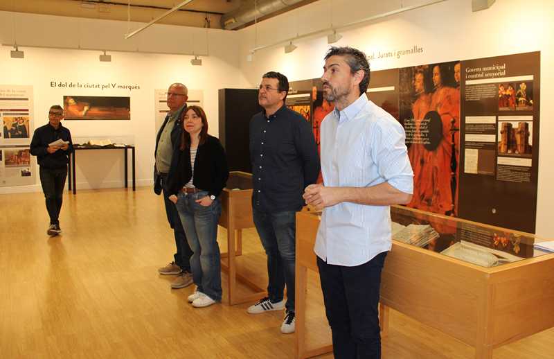  Una exposición en el Centre d’Art l’Estació muestra el luto de Dénia por la muerte del V marqués de la ciudad hace 400 años 