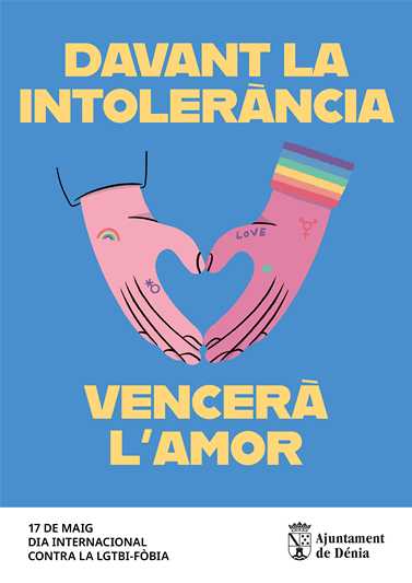  'Vencerá el amor': el mensaje esperanzador de la Concejalía de Diversidad de Dénia con motivo del Día contra la LGTBI-fobia 