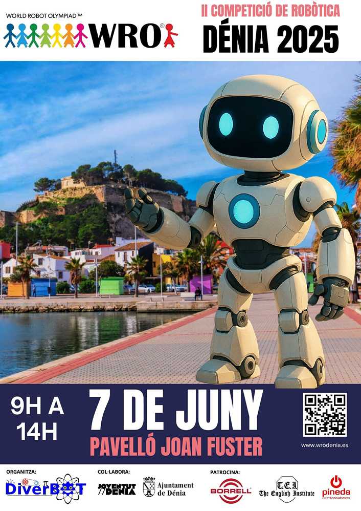 Foto Dénia acull la competició de robòtica WRO el pròxim 7 de juny al pavelló Joan Fuster