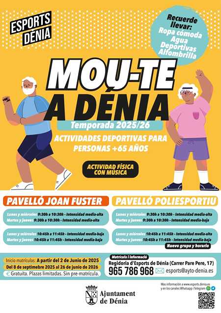  Dénia celebra la clausura de las Escuelas Deportivas y abre el proceso de matriculación con novedades para la temporada 2025/2026 