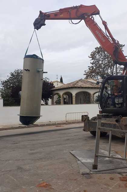 Foto La nova estació de bombament d'aigües residuals al carrer de la Mar Jònica soluciona la ...