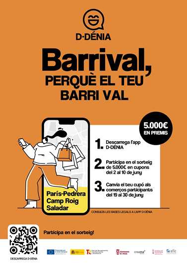  Dénia impulsa una campaña para dinamizar el comercio local barrio a barrio 