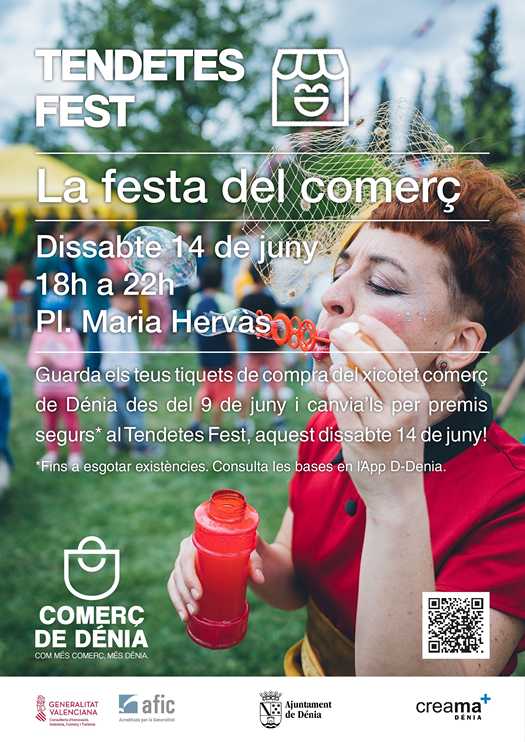 Dénia impulsa el comercio local con la celebración de Tendetes Fest y una tómbola digital co...