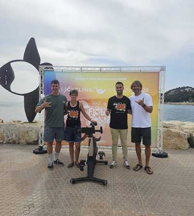 Dénia impulsa el deporte al aire libre con un gran evento de ciclismo indoor