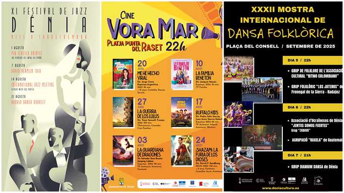 Les activitats culturals omplin les nits d’estiu a Dénia