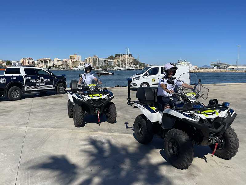La Policía Local de Denia inicia el dispositivo especial de vigilancia de playas el 30 de junio