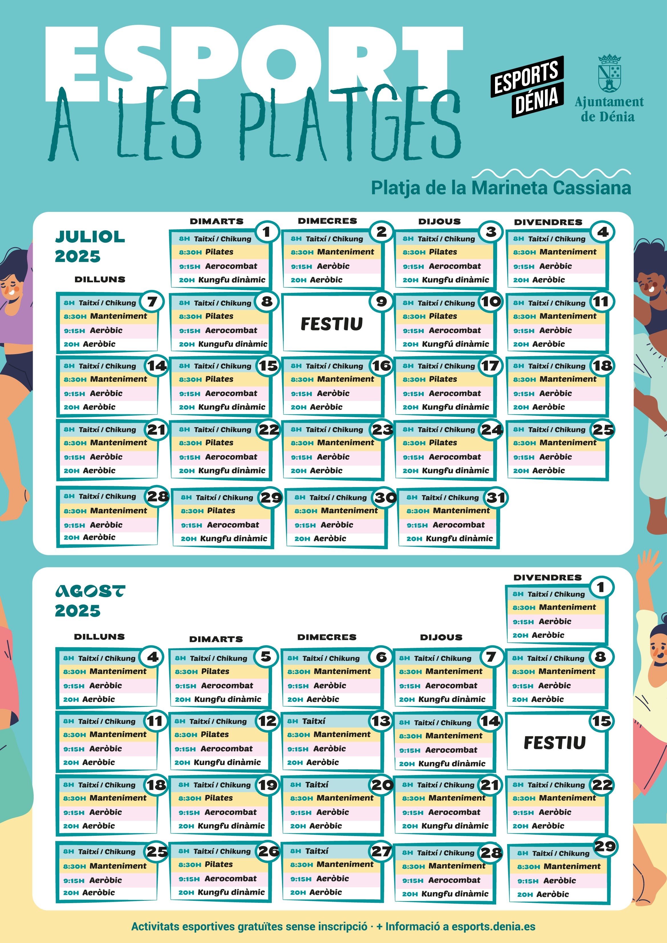  Vuelve ‘Esport a la platja 2025’ con actividades gratuitas en la Marineta Cassiana y Punta del Raset 