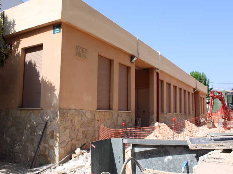  Las obras del colegio público Pare Pere de Jesús Pobre dotarán al centro de un nuevo comedor con cocina de kilómetro cero 