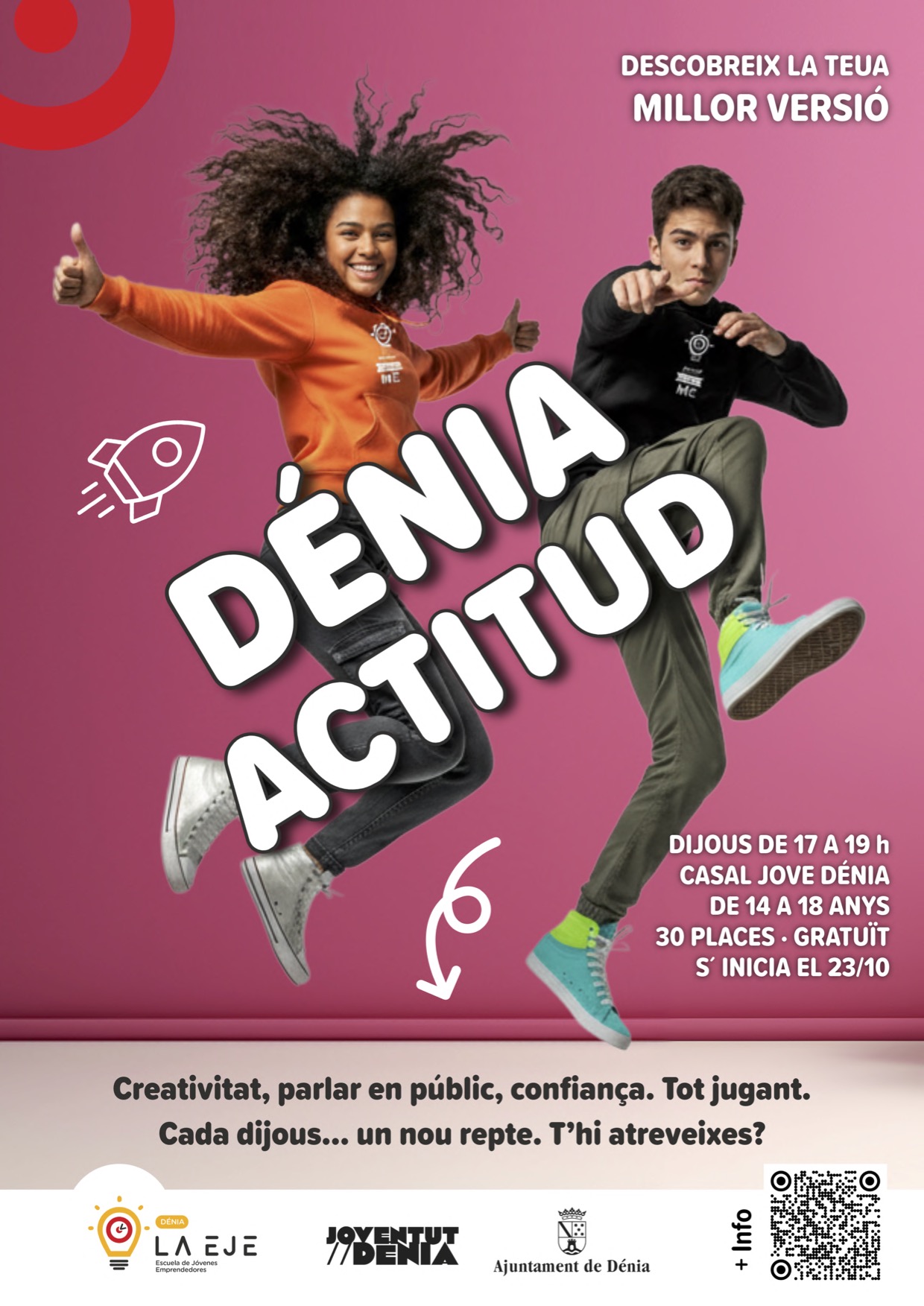  'Dénia Actitud' vuelve con su sexta edición para impulsar el talento joven y el bienestar emocional 