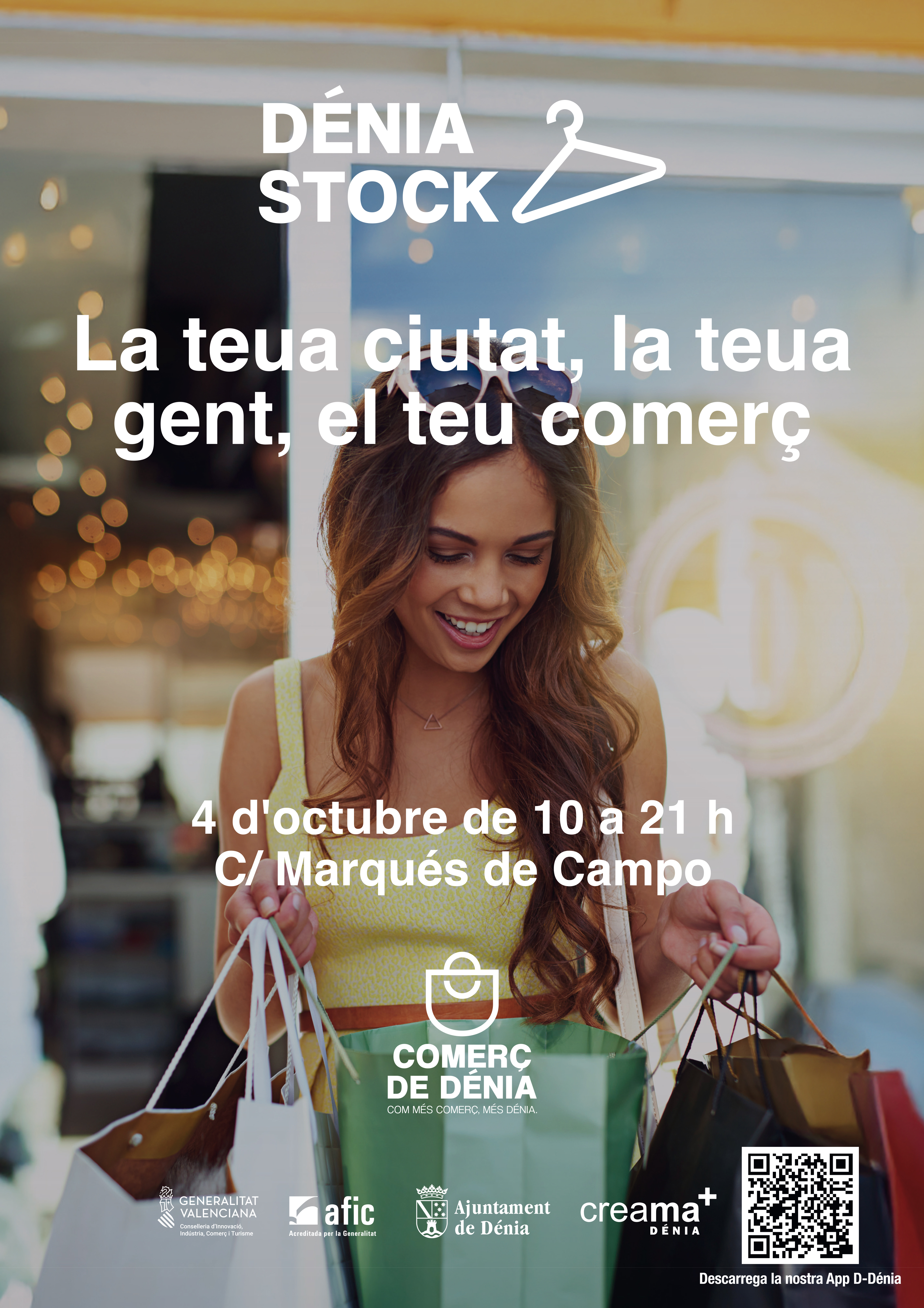  
El centro de Dénia se transforma en un gran escaparate con la Fira Dénia Stock, el 4 de octubre. 