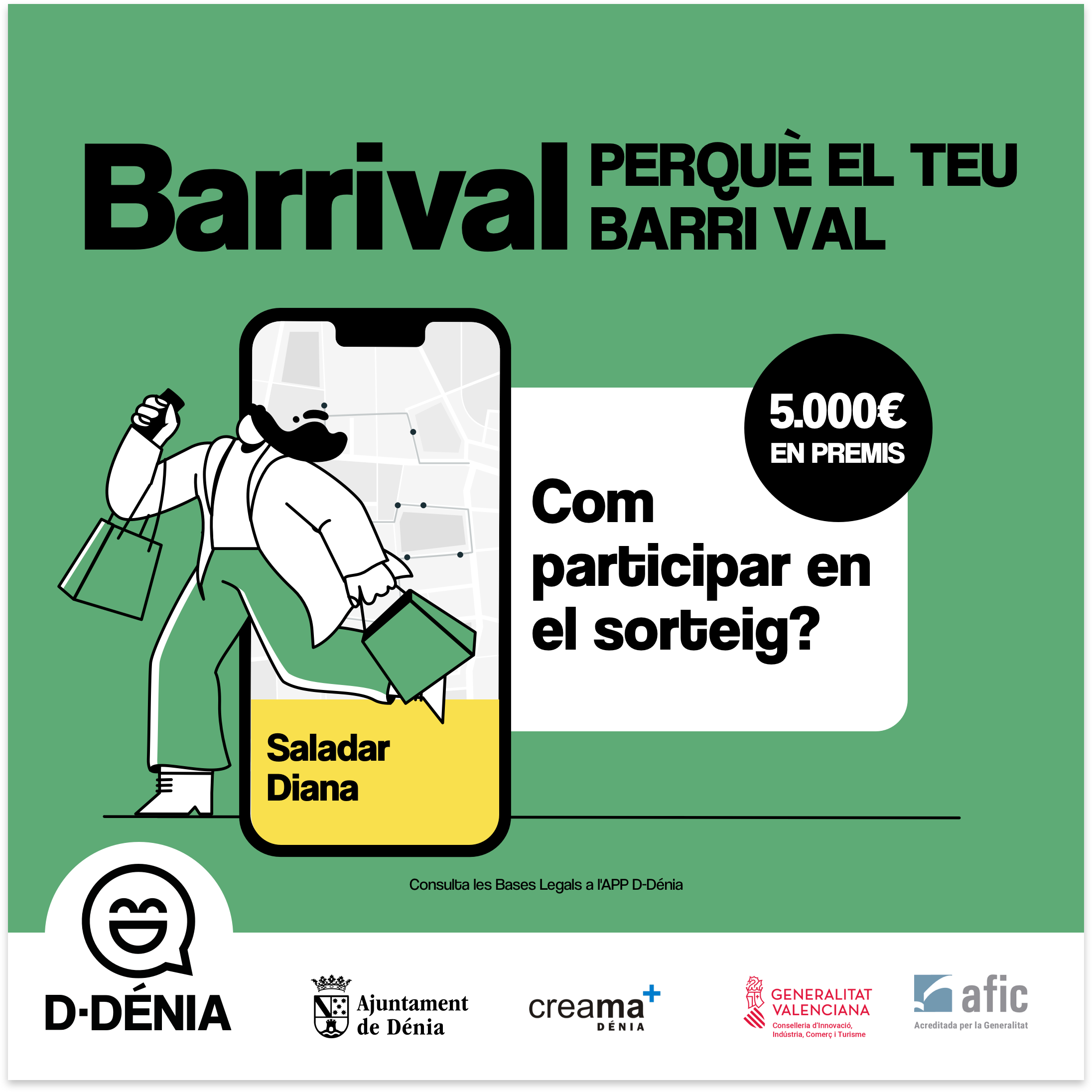 Comença el termini d’inscripció per al sorteig Barrival Saladar/Diana