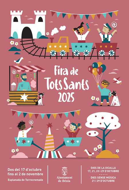  La Feria de Tots Sants vuelve a Dénia del 17 de octubre al 2 de noviembre 