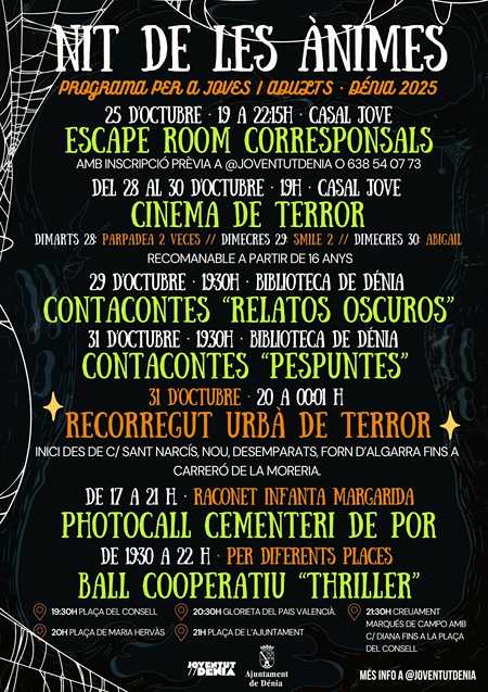 Dénia celebra “La Noche de las Almas” con tradición, cultura y diversión para todos los públ...
