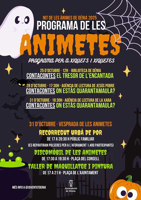 Dénia celebra “La Noche de las Almas” con tradición, cultura y diversión para todos los públ...