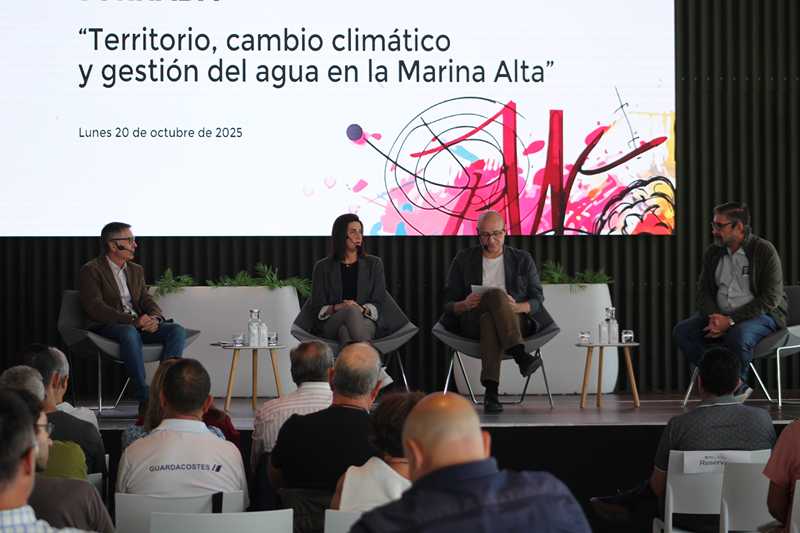  Las jornadas “Dénia, Ciutat del Pensament” arrancan con una reflexión sobre la influencia del cambio climático en la Marina Alta y su impacto en el sector primario y el turismo de la comarca 