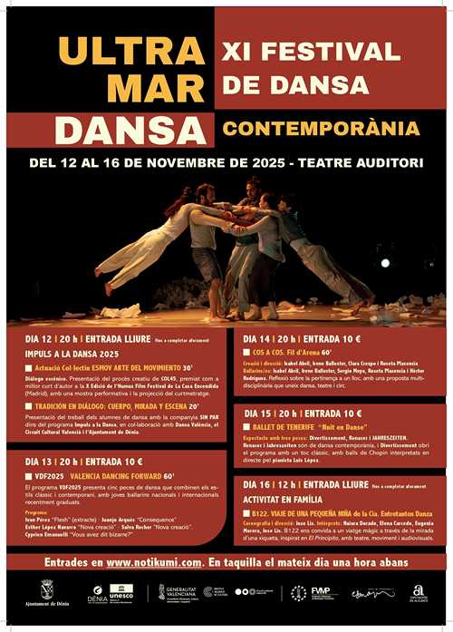  Ultramar Dansa | 11.º Festival de danza contemporánea de Dénia 