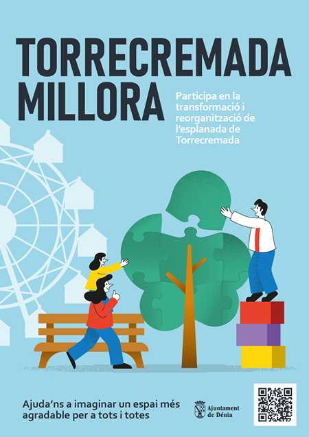  El Ajuntament de Dénia convoca un taller abierto a la ciudadanía para validar y completar el documento preliminar de mejora de la explanada de Torrecremada 