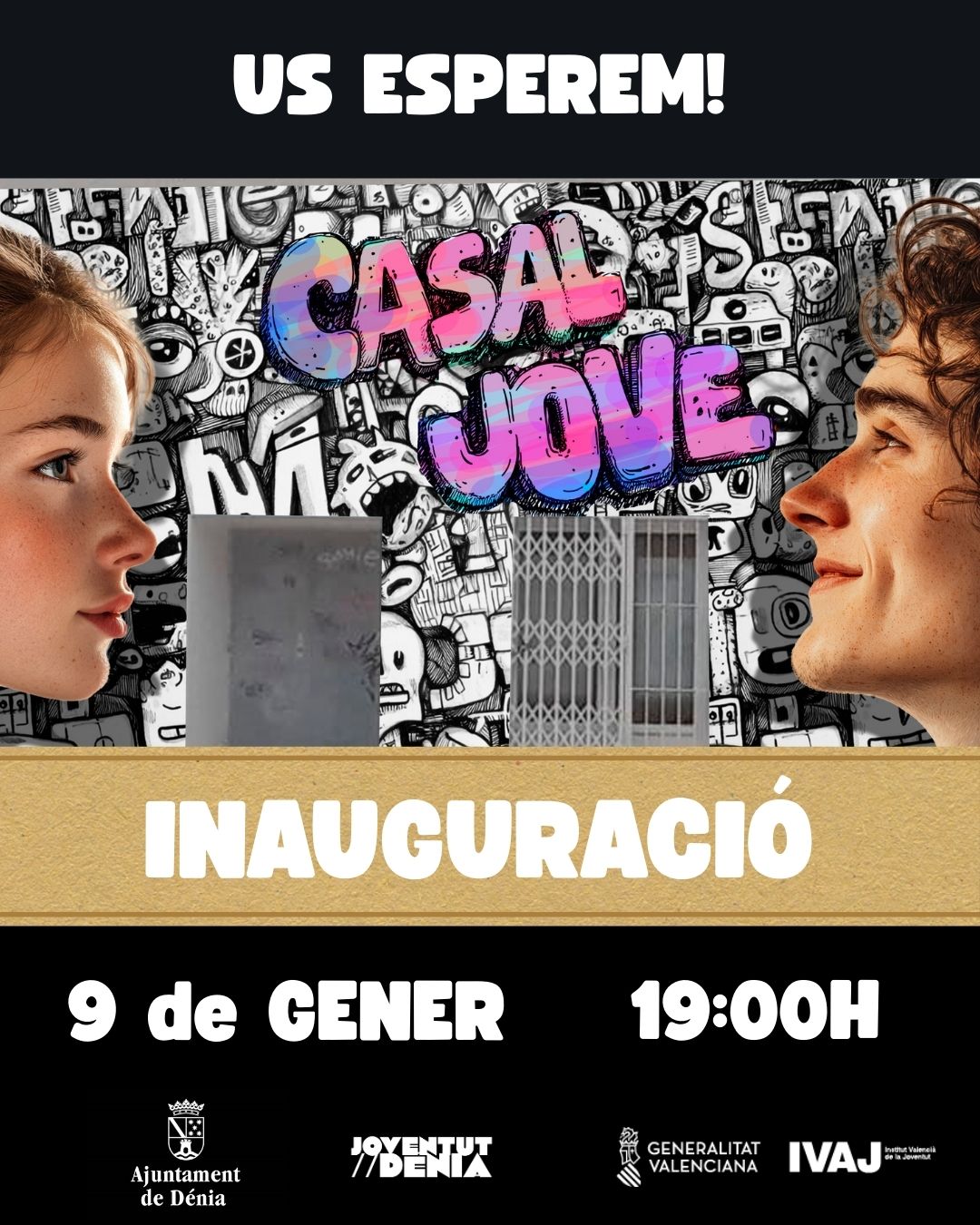  El 9 de enero inauguramos el Casal Jove de Dénia 