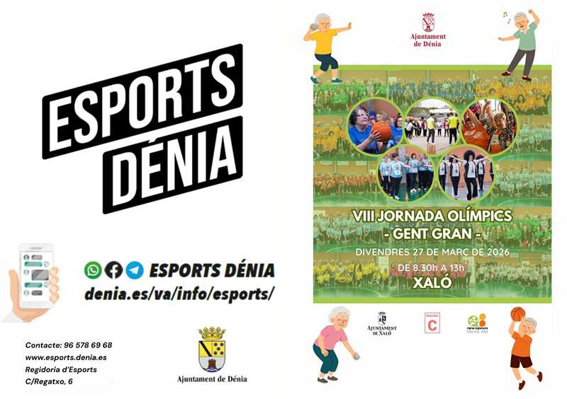 Foto Dénia abre las inscripciones para participar en la VIII Jornada Olímpics, las olimpiadas com...