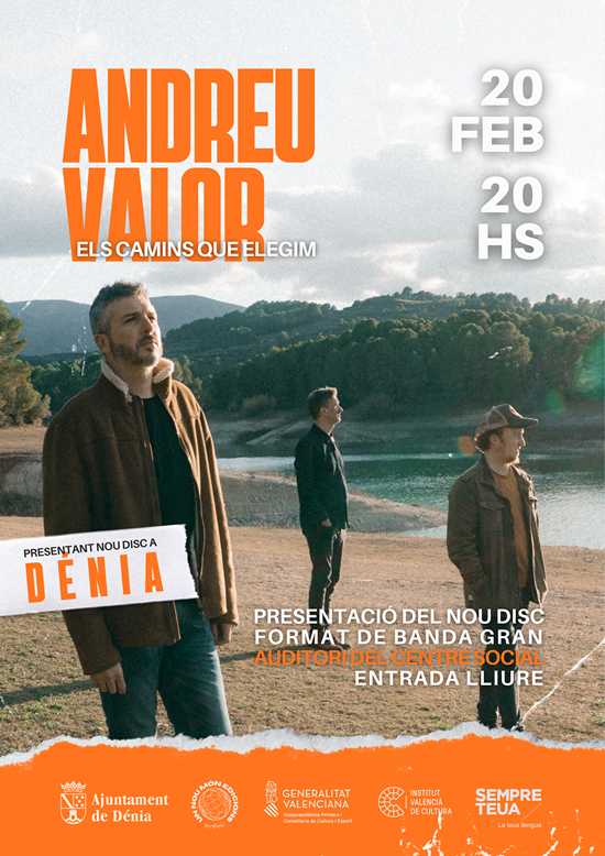   Normalización Lingüística organiza un concierto de Andreu Valor para celebrar el Día Mundial de la Lengua Materna 