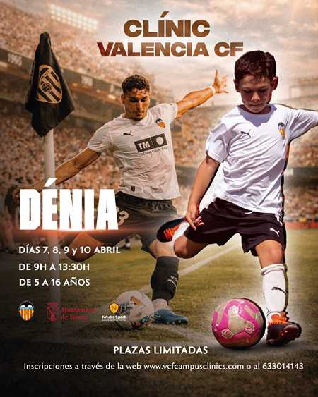  Abierta la inscripción para el Campus Clínic València CF que volverá a Dénia en las vacaciones de Pascua 