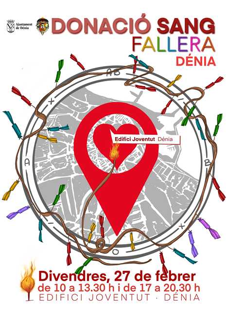  Dénia vuelve a unir fallas y solidaridad en la Donación de sangre fallera 