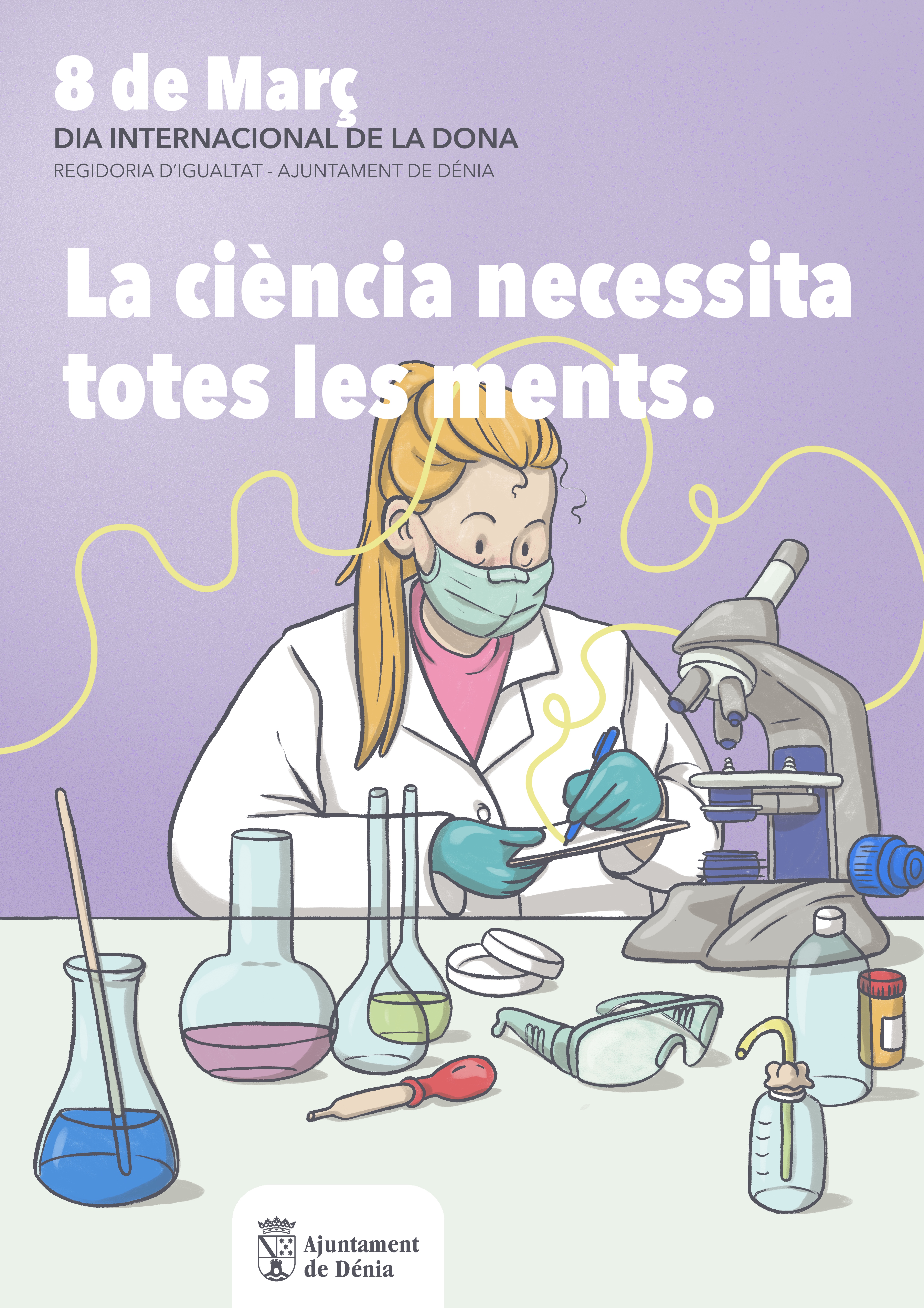 La campaña “Yo elijo” del Ajuntament de Dénia para el Día Internacional de la Mujer reivindi...