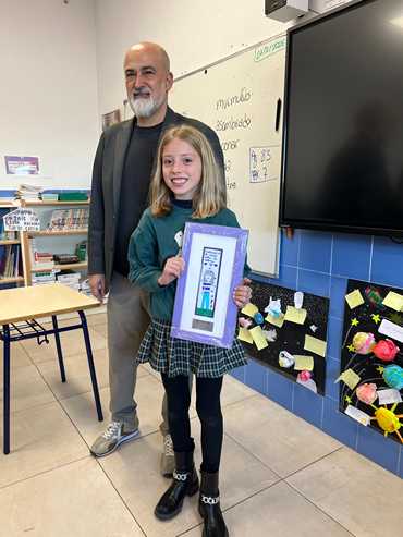 Elia Cuello, alumna del Pou de la Muntanya