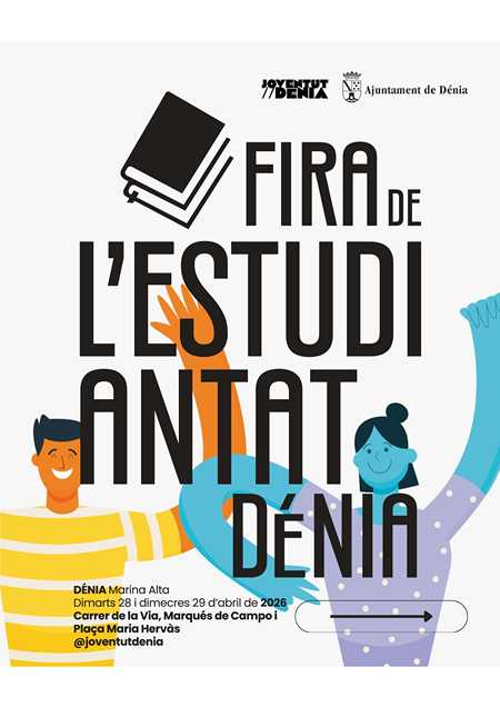 Dénia saca la Feria del Estudiantado a la calle para hacerla más abierta y accesible a la ju...