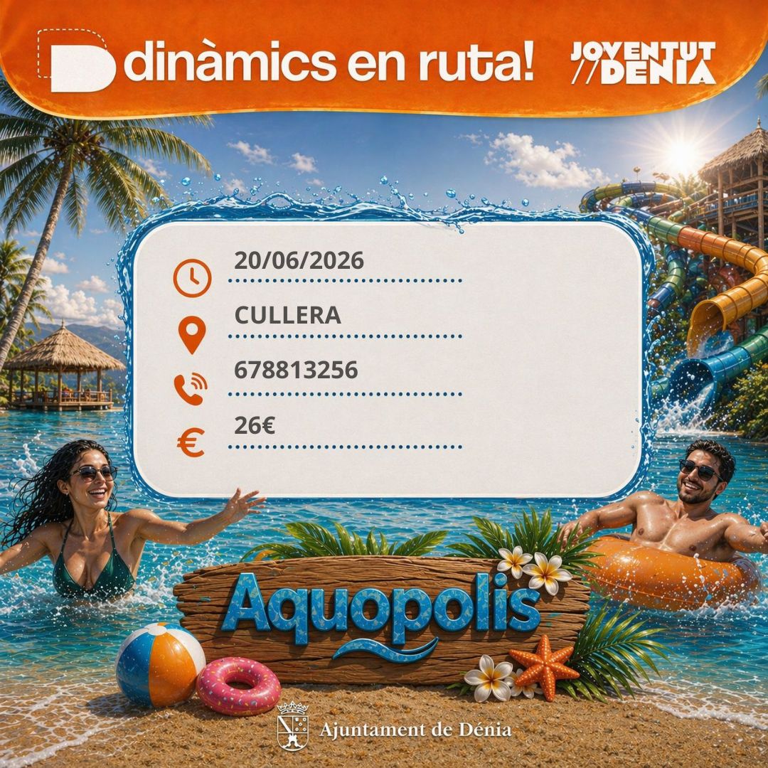 Foto Joventut organitza una eixida a Aquopolis Cullera per donar la benvinguda a l’estiu