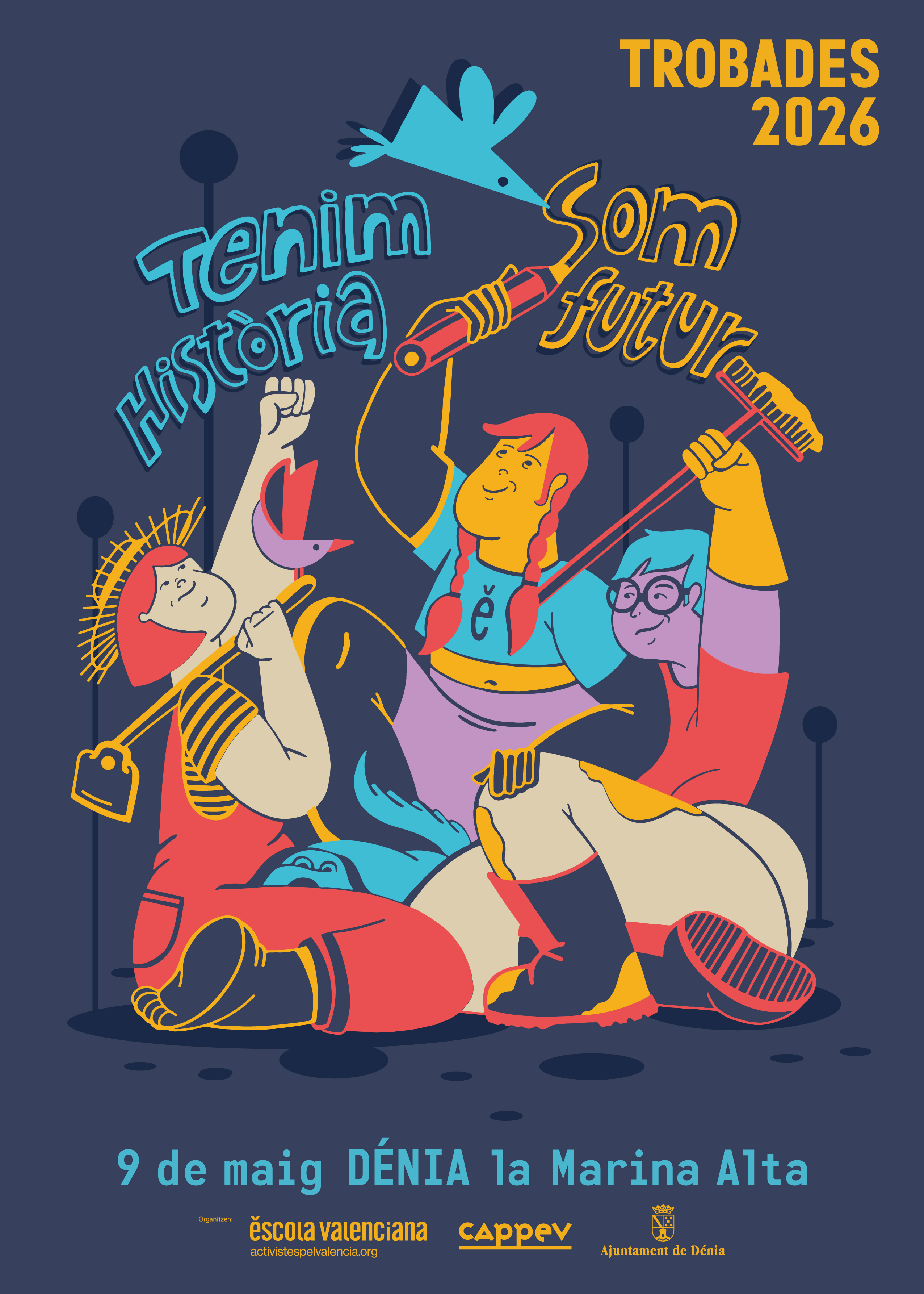  Más de 50 talleres de las escuelas, una 'Calle de la biodiversidad' y la exposición '40 anys trobant-nos' para celebrar en Dénia la Trobada d'Escoles en Valencià de la Marina 