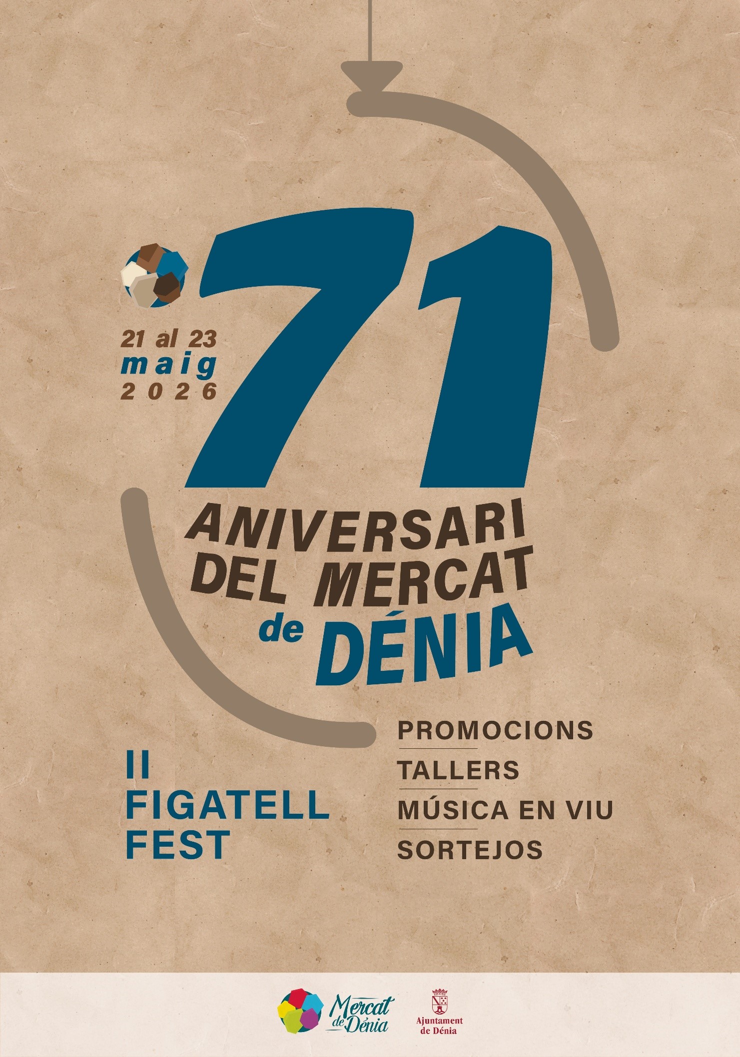 El Mercado de Dénia celebrará su 71 aniversario con actividades gastronómicas, promociones y...