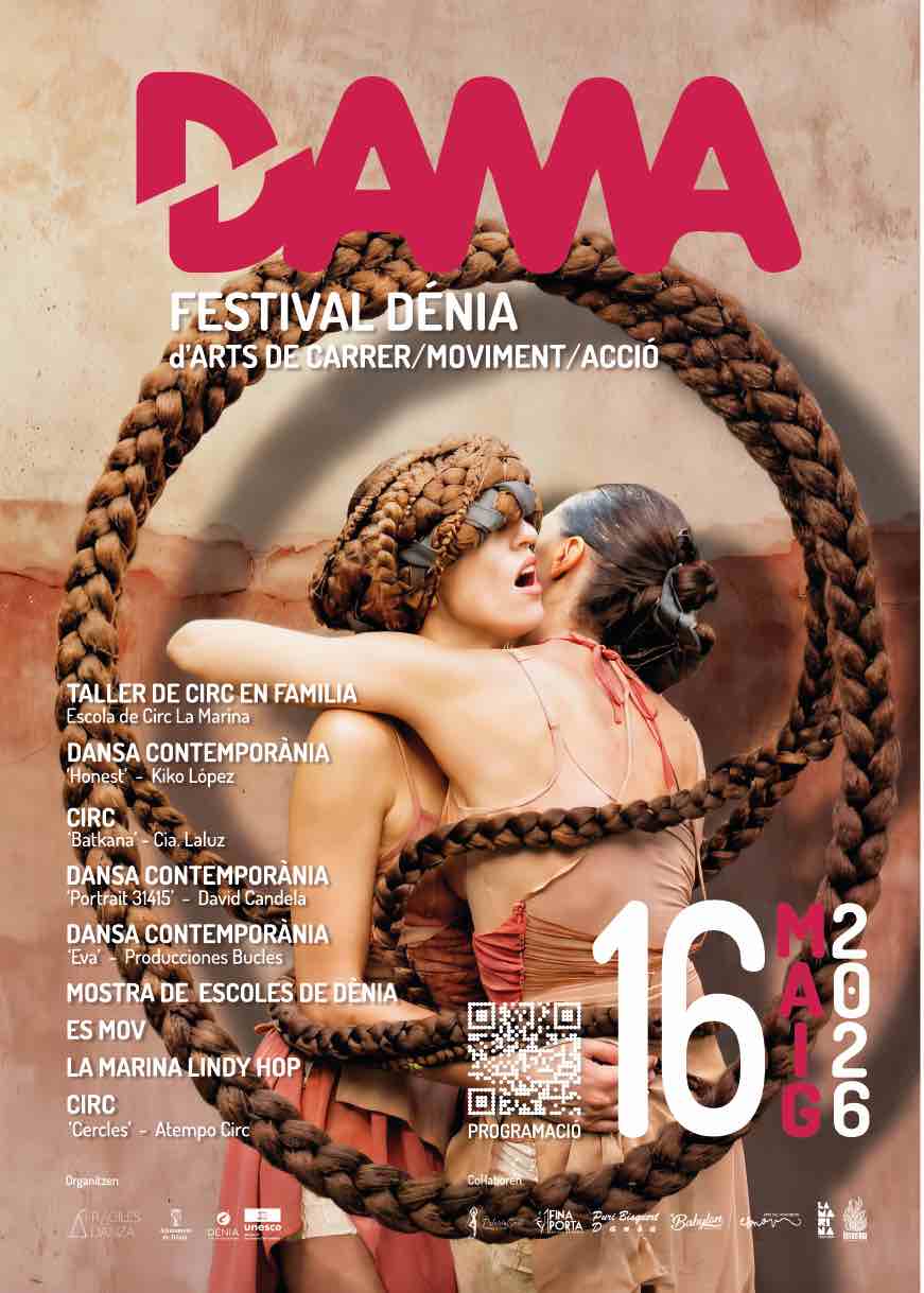  El sábado vuelve a la calle de Dénia el Festival DAMA con seis actuaciones y la muestra de escuelas de la ciudad 