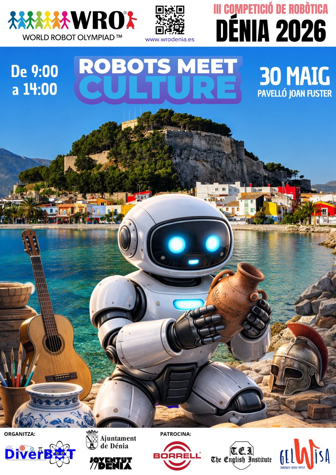  Robots, cultura y talento joven se dan cita en Dénia con la III World Robot Olympiad 2026 
