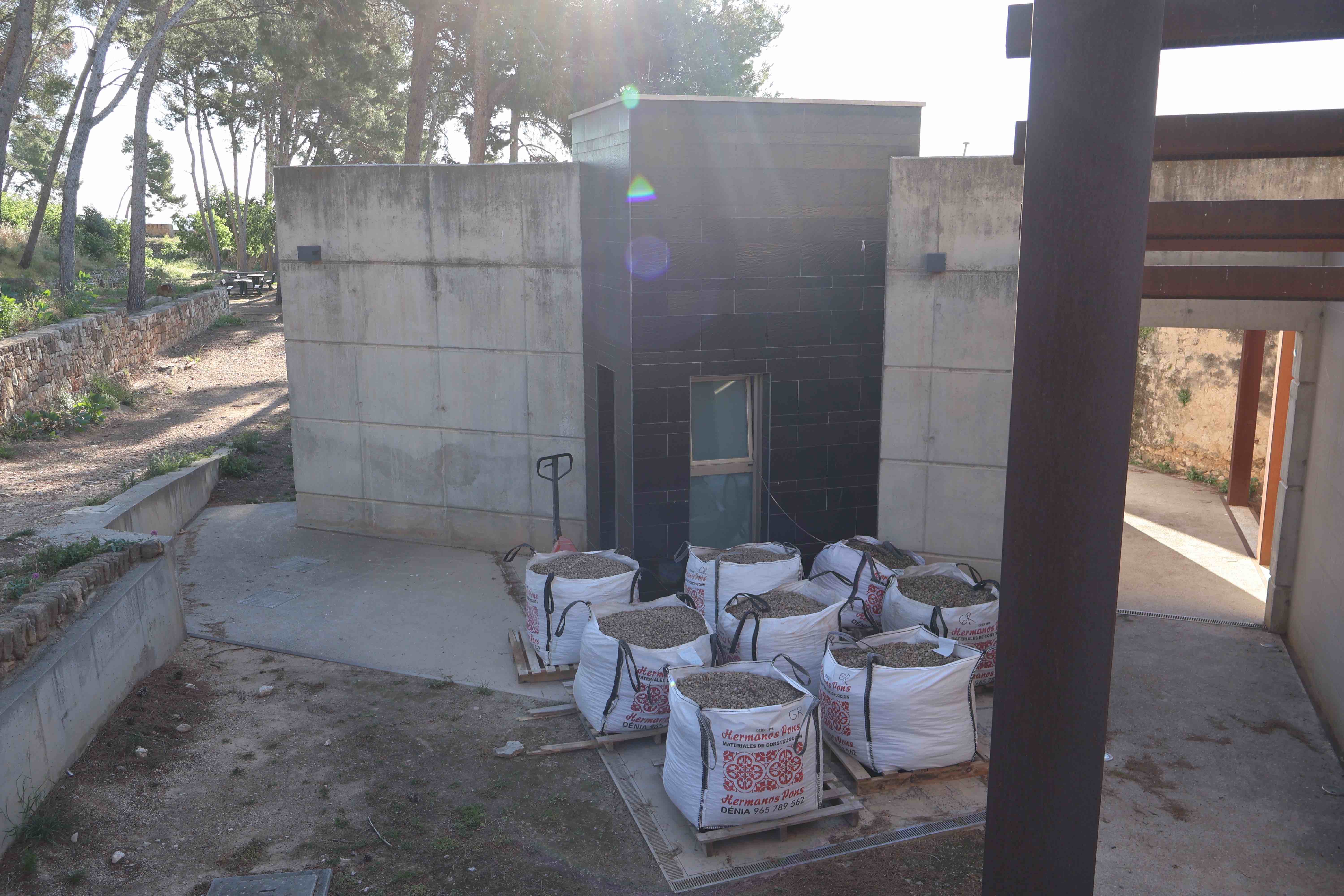 Obres de millora a la torre del Consell i La Sala del Castell de Dénia