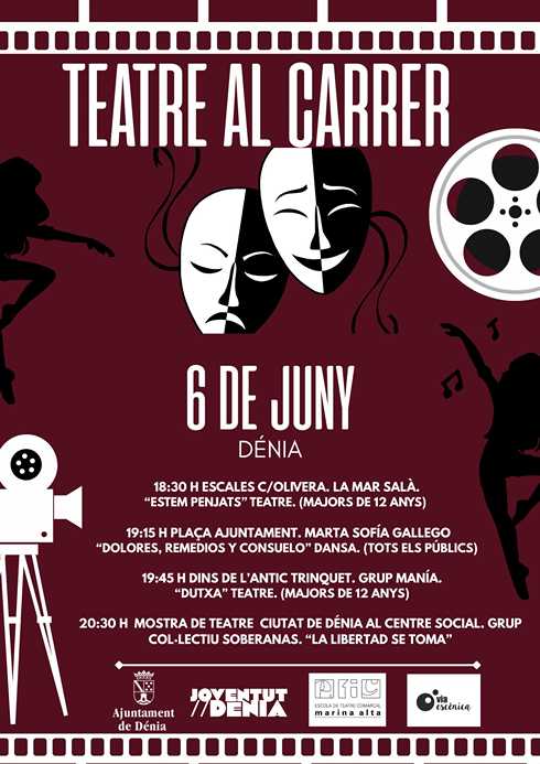 Foto Dénia torna a traure les arts escèniques al carrer amb una nova edició de “Teatre al carrer”