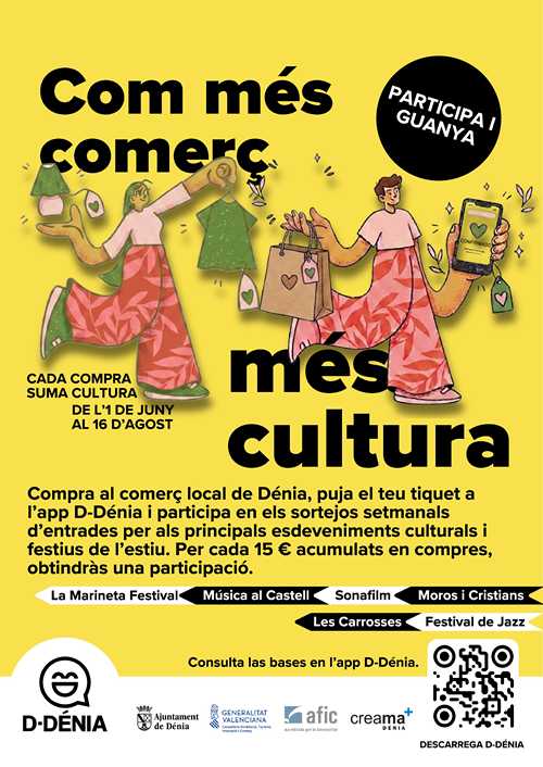 Vuelve “Cuanto más comercio más cultura”: compra en el comercio local y gana entradas para l...